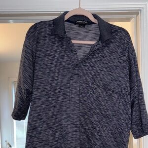 Emme Uno  Patterned Polo Shirt